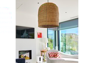 Suspension d'intérieur secteur en fibre de palmier Giacomo Outdoor Cable - 45 cm