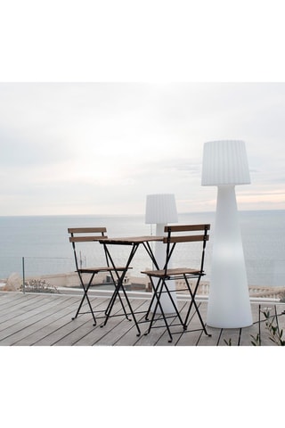 Lampadaire Lady W150 - Blanc et noir - 2 x 15 W et 20 W