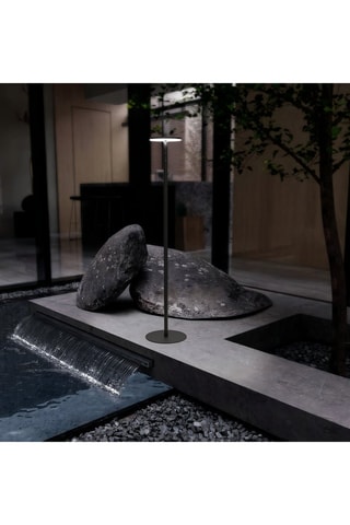 Lampadaire solaire LED Vivia - Noir