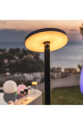 Lampadaire solaire LED Vivia - Noir