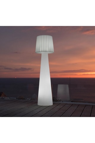 Lampadaire Lady W110 - Blanc et noir - 2 x 15 W
