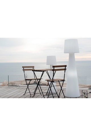 Lampadaire Lady W110 - Blanc et noir - 2 x 15 W