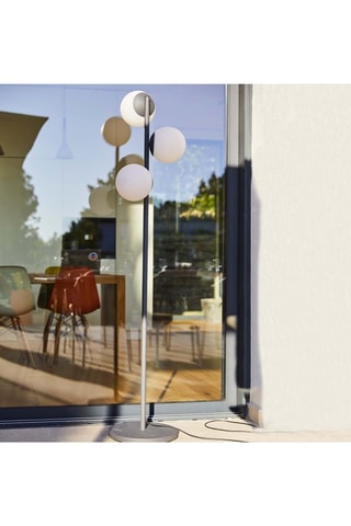 Lampadaire LED Globy tree - Marron - 3 x 60 W