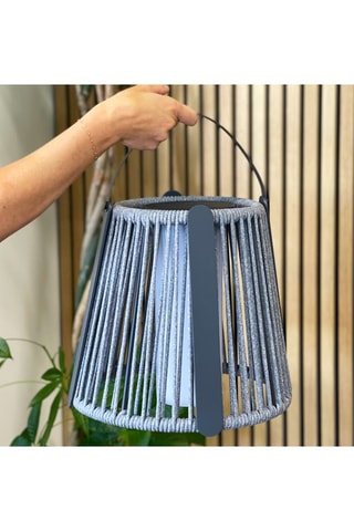 Lampadaire solaire LED Rayglow - Noir et naturel