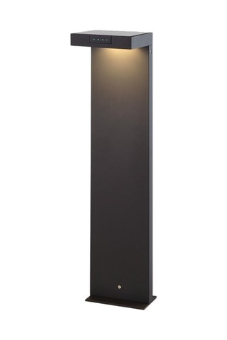 Potelet solaire en aluminium ALA MAXI Noir H65cm