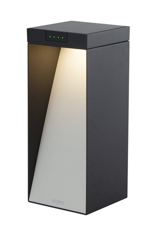 Potelet solaire en aluminium MILIO SIDE H35cm