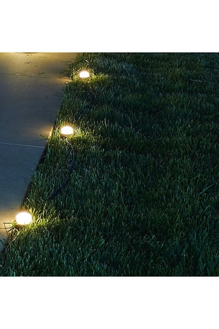 10 mini-balises solaires LED Soliray - Noir - 10 x 5 W