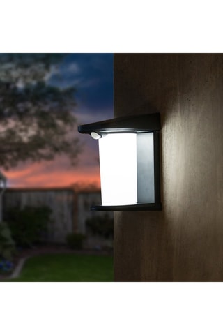 2 appliques solaires LED Lusty - Noir - 2 x 5 W