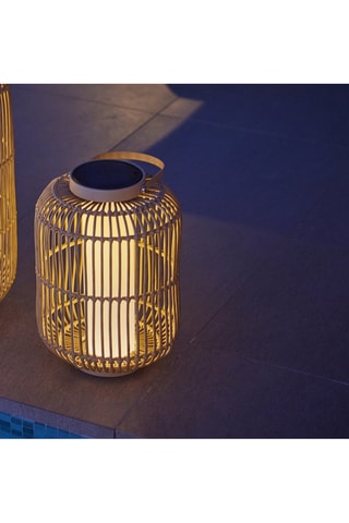 Lanterne solaire LED Mariel - Beige