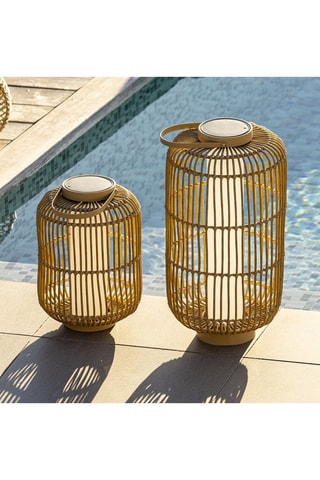 Lanterne solaire LED Mariel - Beige