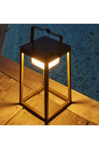 Lanterne solaire LED Verona - Marron