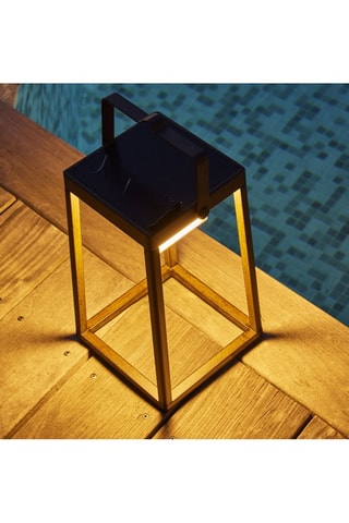 Lanterne solaire LED Verona - Marron