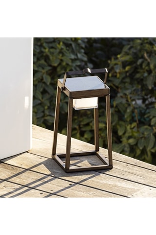 Lanterne solaire LED Verona - Marron