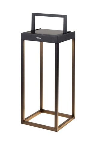 Lanterne sans fil solaire rechargeable HANDY MINI Gris H33cm