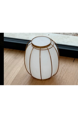 Baladeuse LED Tulum - Blanc et doré