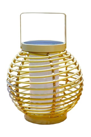 Lanterne LED solaire Beehive - Naturel