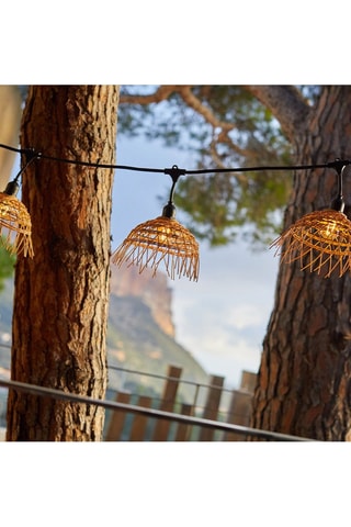 Guirlande solaire LED Skynny solar LED - Blanc chaud - 10 m