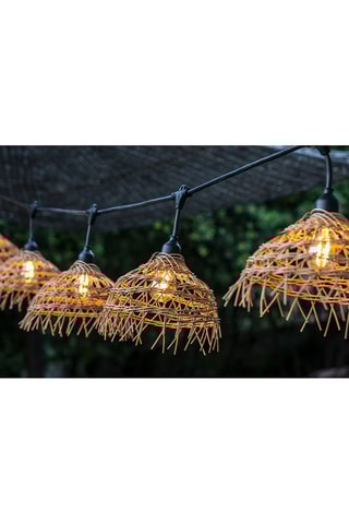 Guirlande solaire LED Skynny solar LED - Blanc chaud - 10 m