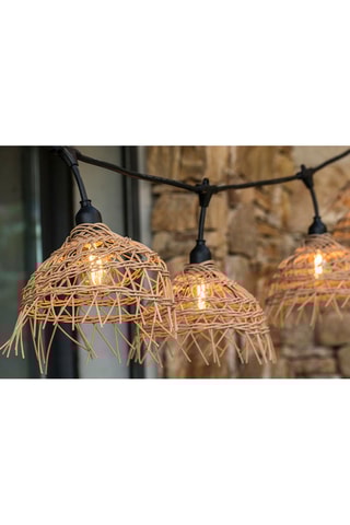 Guirlande solaire LED Skynny solar LED - Blanc chaud - 10 m