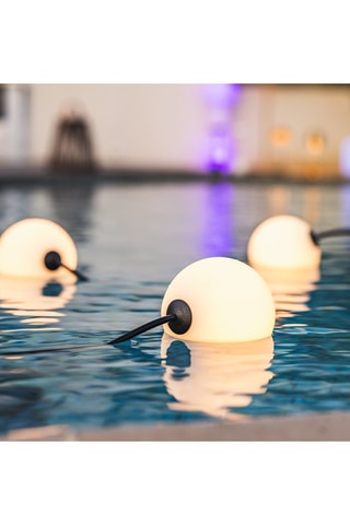 Guirlande solaire LED Bolly - Blanc chaud