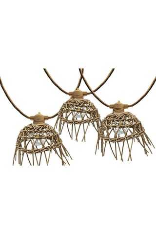 Guirlande solaire LED Mafy - Blanc chaud - 10 x 3 W