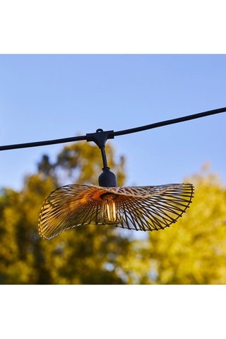 Guirlande lumineuse Serenity - Naturel et noir - 6 m