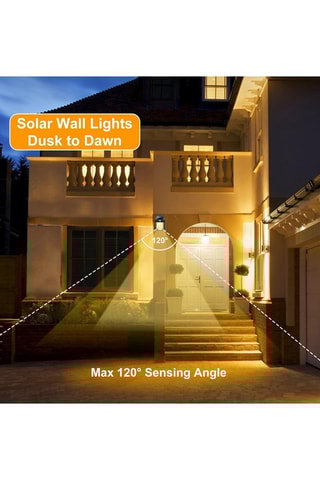 4 appliques murales LED d’extérieur Sunflare - Noir