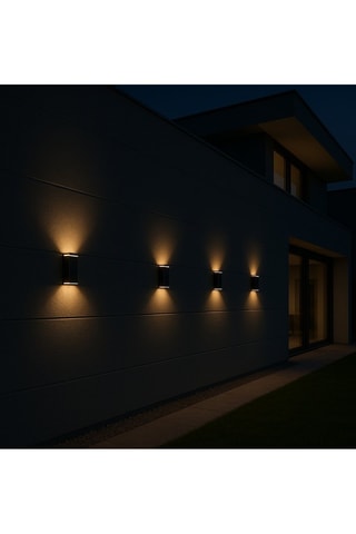 2 Appliques murales solaires RODY H18 cm