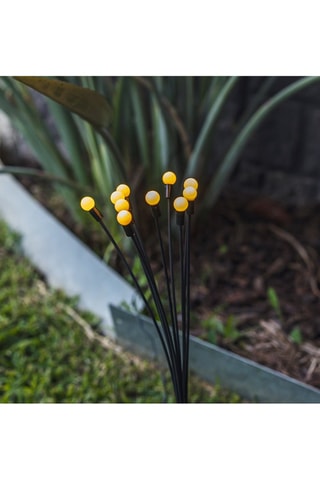 4 torches solaires LED Lyra - Noir