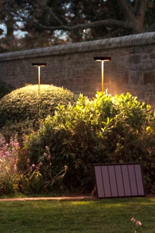 Borne solaire LED Pin - Noir - 2,2 W