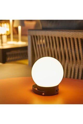 Baladeuse solaire sans fil LED Globy Nomad - Blanc