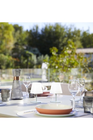 2 lampes de table sans fil LED Twins Bohème - Vert