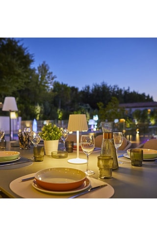 Lampe LED extérieure Abby - Blanc