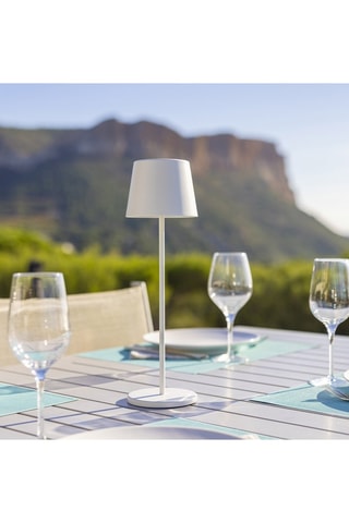 Lampe de table LED sans fil Kelly - Blanc