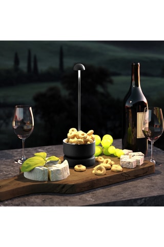 Lampe de table LED sans fil Basket - Noir