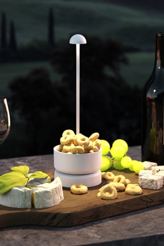 Lampe de table LED sans fil Basket - Blanc