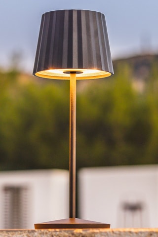 6 lampes de table LED sans fil Abby - Noir - 2W