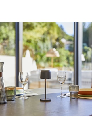 Lampe de table sans fil LED rechargeable Sophia - Anthracite