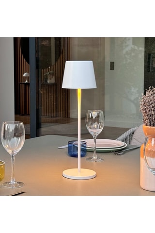 6 lampes de table LED Kelly - Blanc