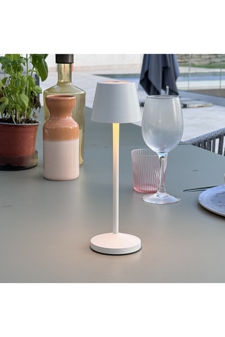9 lampes de table LED Emily - Blanc