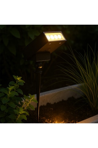 Luminaire LED Soltek - 4.7 W - Noir - 8 à 10 h d'autonomie - Classe G