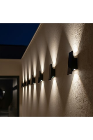 Applique murale LED Daylor - 5 W - Noir - Classe A