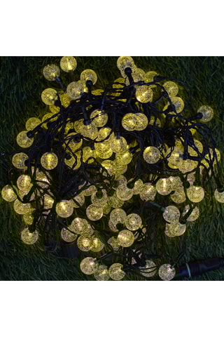 2 guirlandes solaires lumineuses Festy White Festy - Jaune - 580 cm