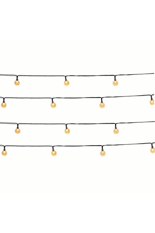 2 guirlandes solaires lumineuses Festy White Festy - Jaune - 580 cm