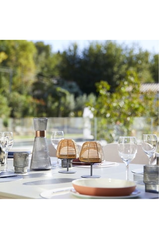 4 lampes à poser LED Boheme - 0,7 W - Marron - 14 h d'autonomie - Classe G