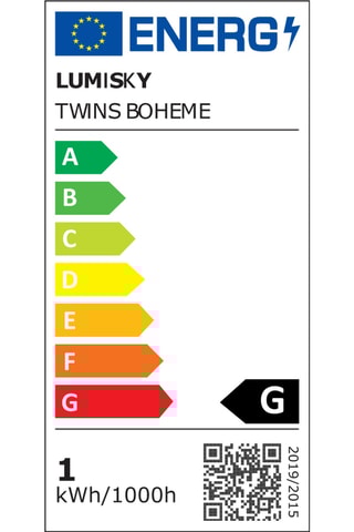 4 lampes à poser LED Boheme - 0,7 W - Marron - 14 h d'autonomie - Classe G