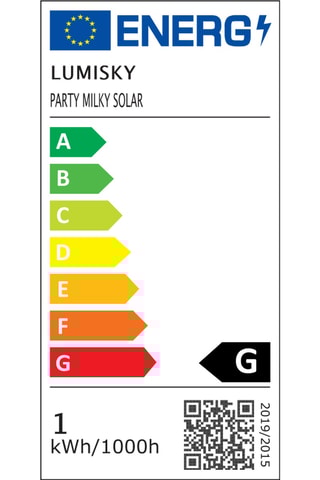 2 luminaires LED Party - 0.09 W - Noir - Classe G