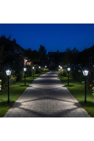 Lampadaire LED Lumax - 6 W - Noir - 110 cm - 6 W - 8 h d'autonomie - Classe F