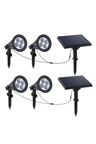 2 luminaires LED Family Spiky - 3 W - Noir - 2 h d'autonomie - Classe A