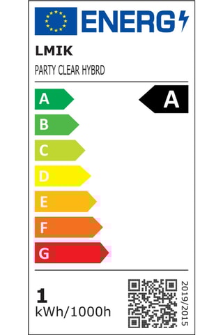 2 luminaires LED Party Max - 2.88 W - Noir - Classe A